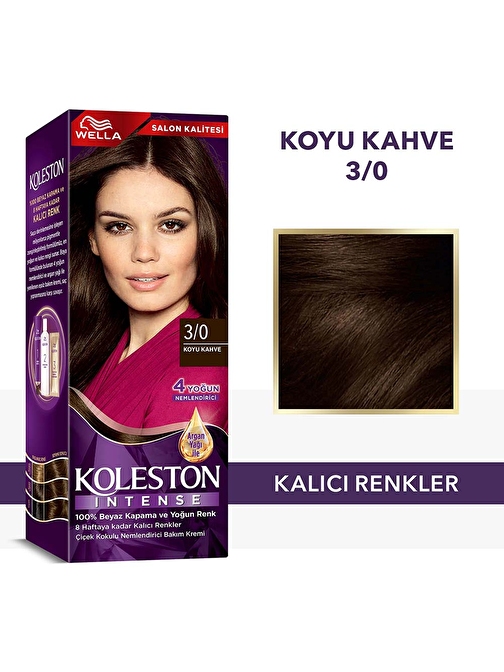 Wella Koleston Intense Saç Boyası 3.0 Koyu Kahve