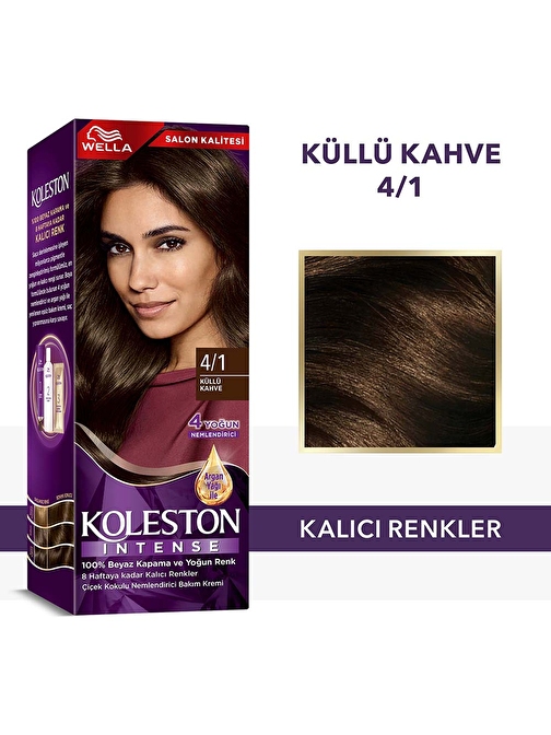 Wella Koleston Intense Saç Boyası 4.1 Küllü Kahve