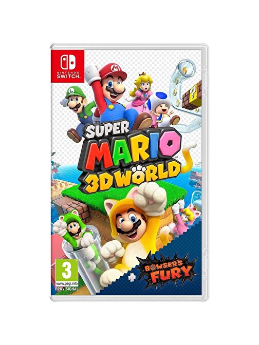 Nintendo Super Mario 3D World + Bowser's Fury Türkçe Dil Desteği Switch Oyunları 2021
