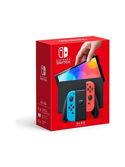 Nintendo Switch Oled 64 GB 60 fps Oyun Konsolu Kırmızı - Mavi