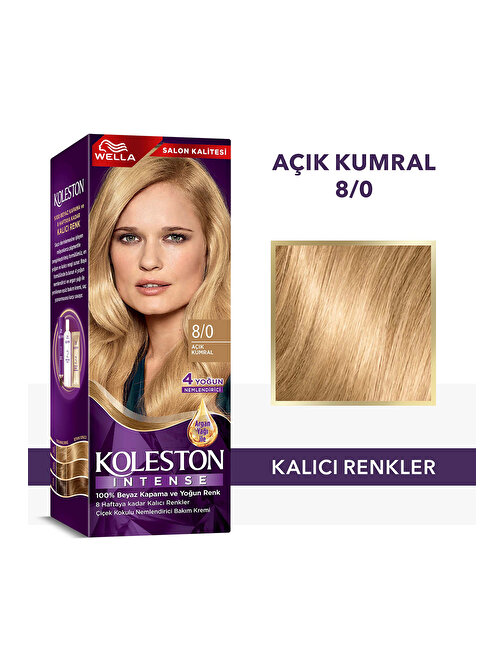 Wella Koleston Intense Saç Boyası 8.0 Açık Kumral