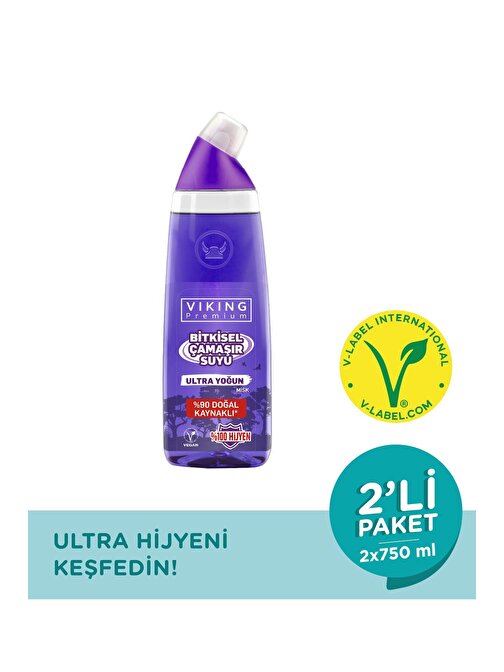 Viking Premium Misk Ultra Çamaşır Suyu 750 ml 2 Adet