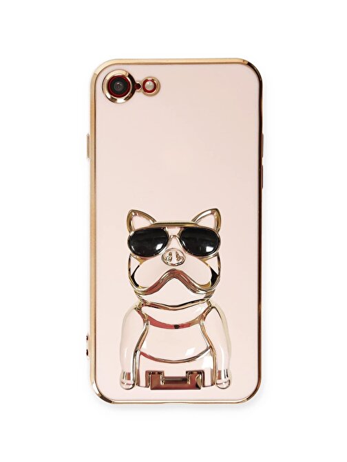 SMCASE Apple iphone 7 Kılıf Standlı Kamera Korumalı Bulldog Silikon