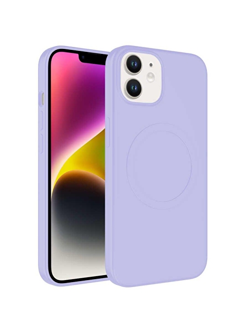 SMCASE Apple iPhone 11 Kılıf Wireless Şarj Özellikli Plas Tacsafe Silikon