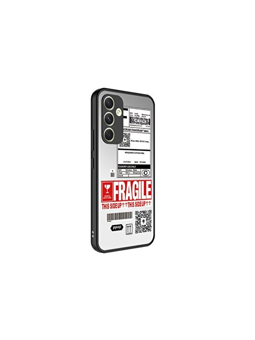 SMCASE Samsung Galaxy A34 Kılıf Kamera Korumalı Ayna Üzeri Desenli Mirror Kapak