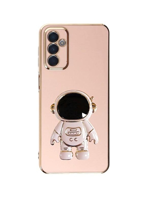 SMCASE Samsung Galaxy A54 Kılıf Standlı Kamera Korumalı Astronot Silikon