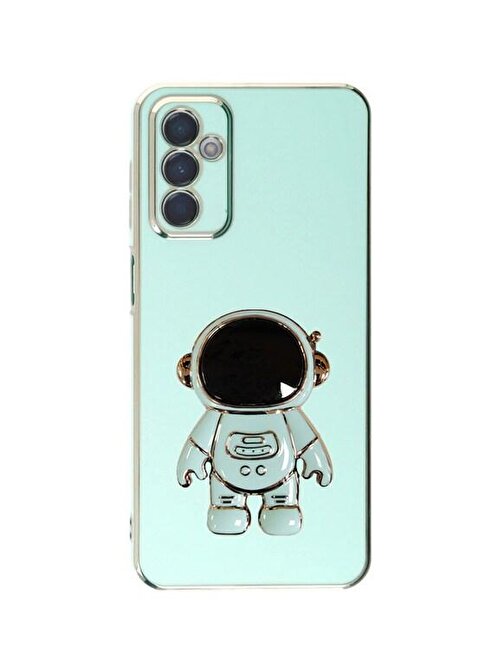 SMCASE Samsung Galaxy A54 Kılıf Standlı Kamera Korumalı Astronot Silikon