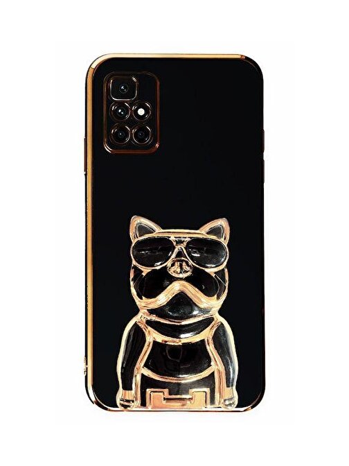 SMCASE Xiaomi Redmi 10 2022 Kılıf Standlı Kamera Korumalı Bulldog Silikon