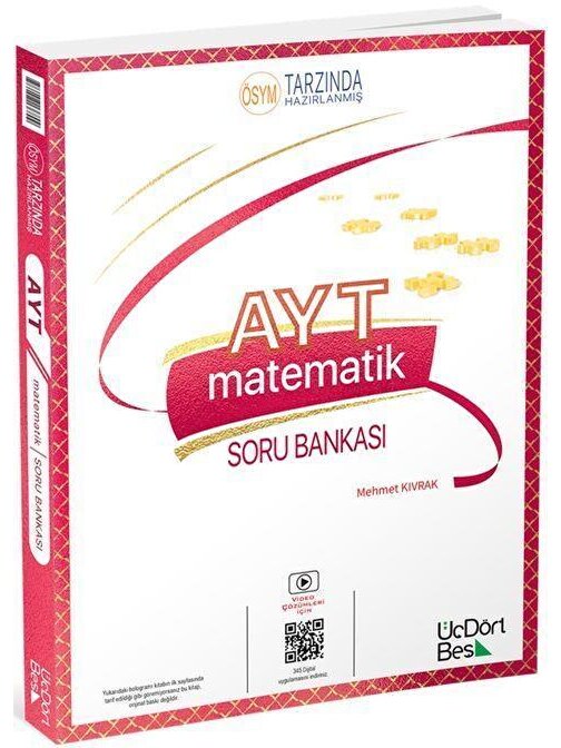 Üç Dört Beş Yayıncılık AYT Matematik Soru Bankası Üç Dört Beş Yayınları