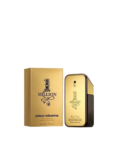 Paco Rabanne 1 Mıllıon EDT Amber-Derimsi Erkek Parfüm 50 ml