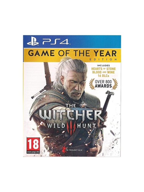 The Witcher 3: Wild Hunt Game Of The Year Edition Türkçe Dil Destekli PS4 Oyunu