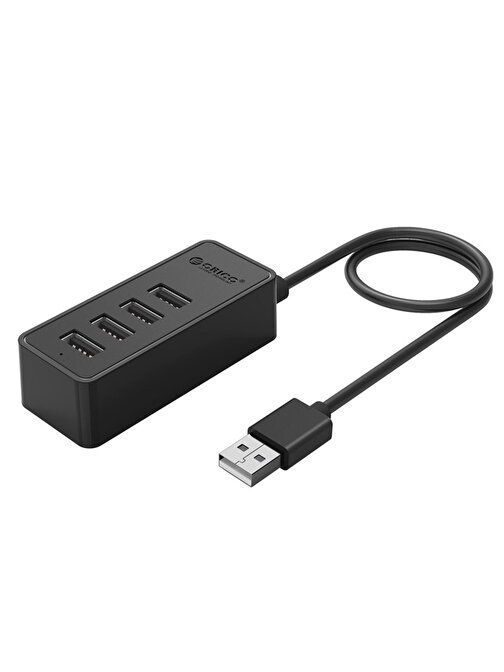 Orico W5P-U2 4 Portlu USB 2.0 Dahili Kablolu Type-C USB Çoğaltıcı Siyah