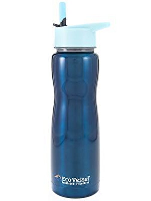 Eco Vessel Aqua Vessel Insulated Filtre Bottle Termos 0.75 Litre-Turkuaz