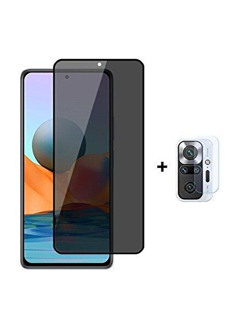 Ecrmobile Xiaomi Redmi Note 10 Pro Kamera Lens Koruyucu Şeffaf