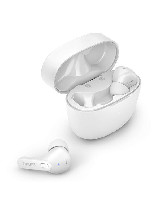 Philips TAT2206WT Kablosuz Silikonlu Kulak İçi Bluetooth Kulaklık Beyaz