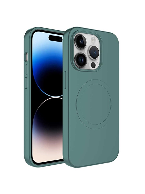 SMCASE Apple iPhone 11 Pro Max Kılıf Wireless Şarj Özellikli Plas Tacsafe Silikon