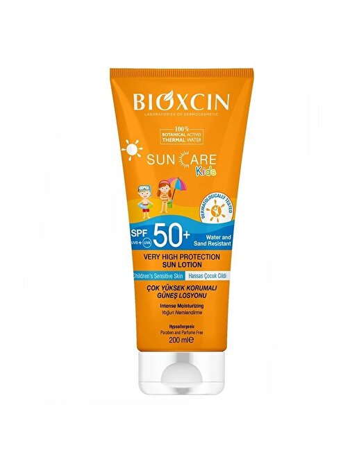 Bioxcin Sun Care Kids Çok Yüksek Korumalı Güneş Losyonu Spf50+ 200 ml