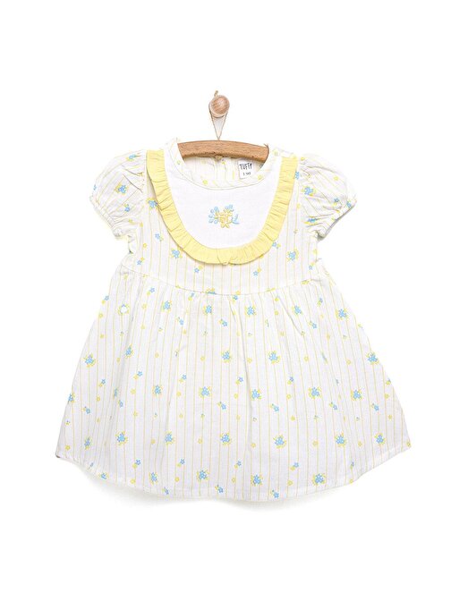 Tuffy Baby İn Bloom Elbise Kız Bebek 1.5 Yaş Sarı