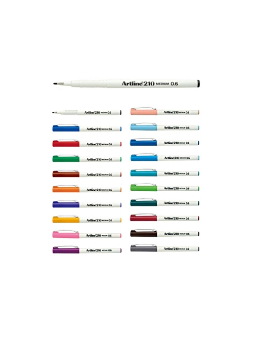 Artlıne 210 Fineliner 0.6 Mm Medium 20 Renk Set