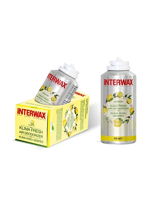 Interwax Li̇mon Kokulu Kli̇ma Temi̇zleyi̇ci̇ Kli̇ma Fresh 150 Ml