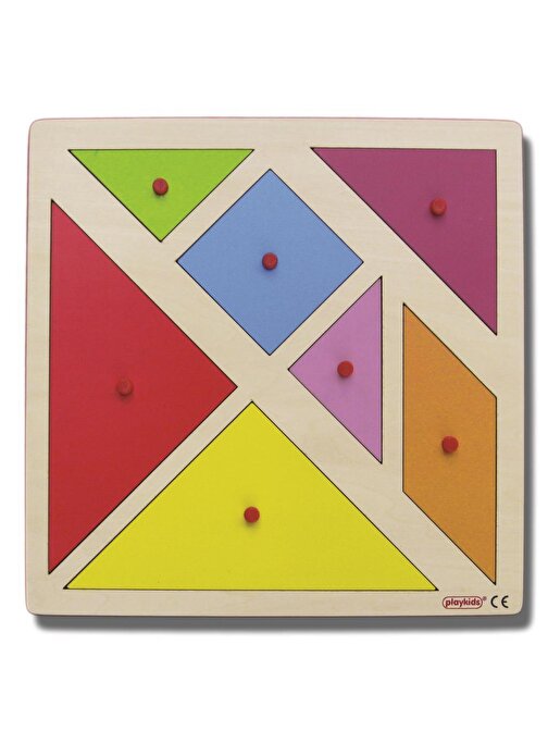 Edutoys Tangram Puzzle (30X30 Cm)