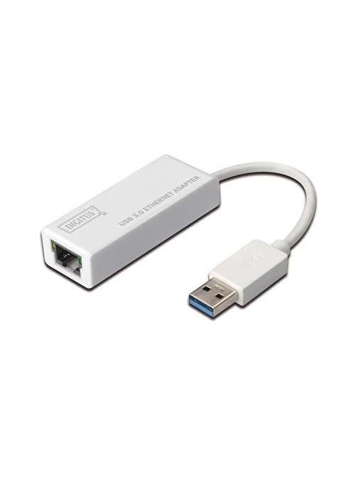 DIGITUS DN-3023 USB3.0=>RJ45 GIGABIT ETHERNET ÇEVİ RİCİ (USB3.0 Tip-A Erkek=>10/100/1000 RJ45 Dişi)