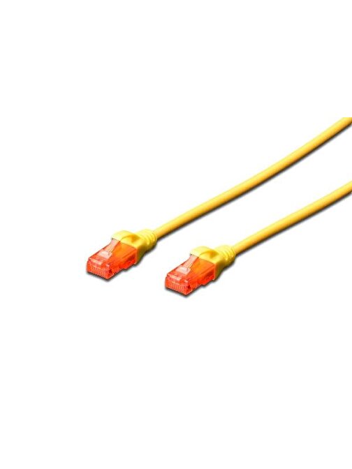 Digitus DK-1617-005/Y Patch Cat6 Ethernet Kablosu Sarı 50 cm
