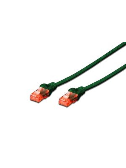 Digitus DK-1617-005/G Patch Cat6 Ethernet Kablosu Yeşil 50 cm