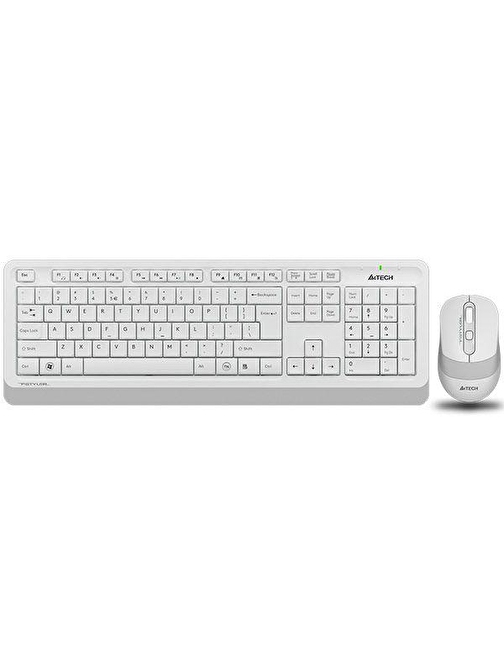 A4 Tech FG1010 Türkçe Q Beyaz Kablosuz Klavye Mouse Seti