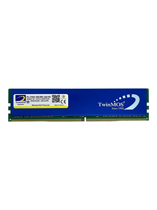 Twinmos MDD416GB2666D 8 GB CL16 DDR4 2x8 2666MHZ Ram