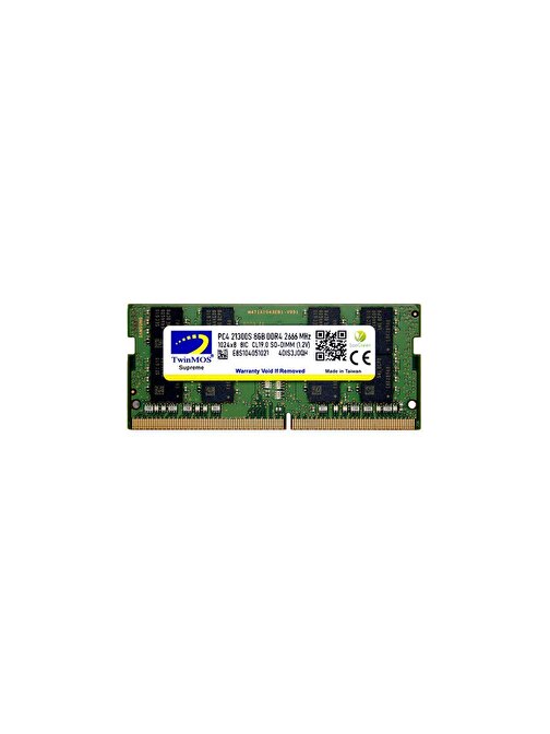 Twinmos MDD48GB2666N 8 GB CL18 DDR4 2x8 2666MHZ Ram