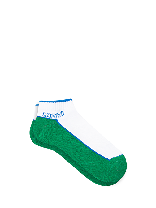 Mavi - Yeşil Patik Çorap 0911128-31439