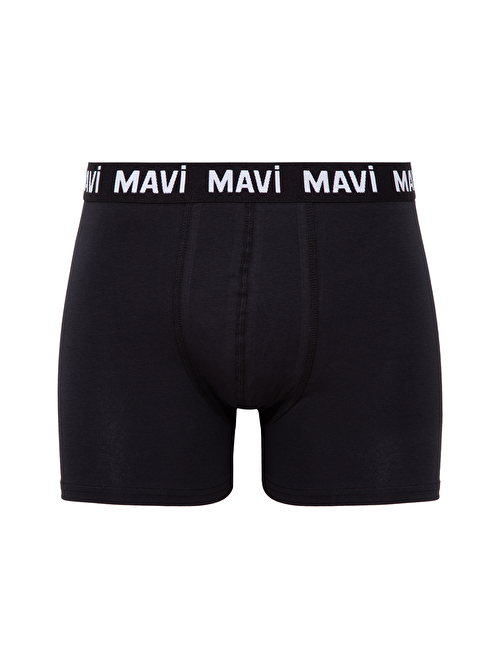 Mavi - Siyah Basic Boxer 0911079-35495