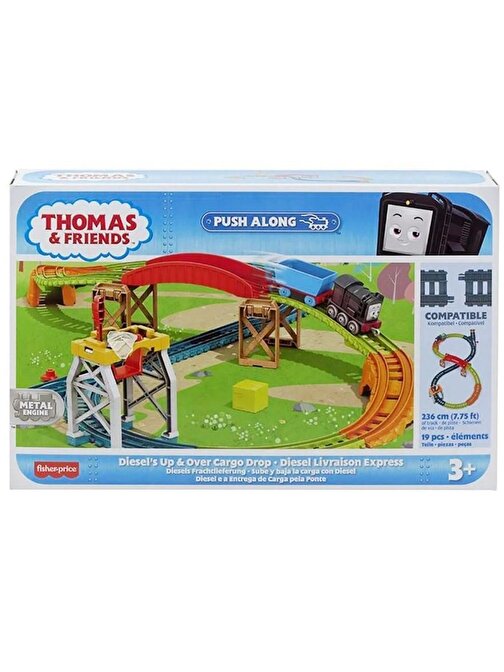 Thomas ve Arkadaşları Sür Bırak Tren Seti HGY82-HPM62