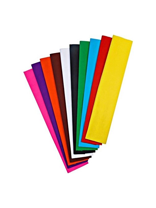 Limmu Desensiz Krapon Kağıdı 10 Renk 10'lu Paket