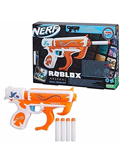 Nerf F6762 Roblox Arsenal: Soul Catalyst Sert Plastik Küçük Dart Tabancası 5 - 7 Yaş Mavi