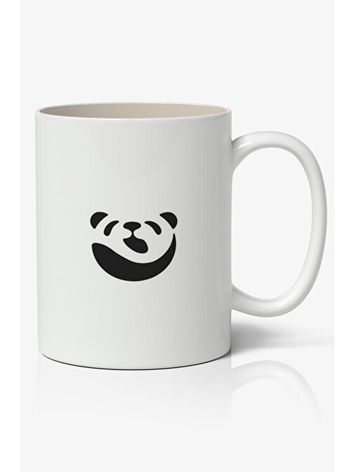 Nostaljik Lezzetler Panda Baskılı Kahve Kupa Bardak