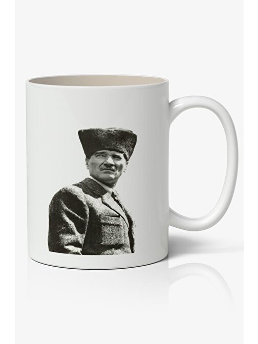 Nostaljik Lezzetler Atatürk Baskılı Kahve Kupa Bardak-3