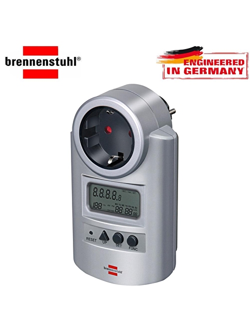 Brennenstuhl Primera-Line Watt Ve Akım Ölçer Pm 231 E Priz