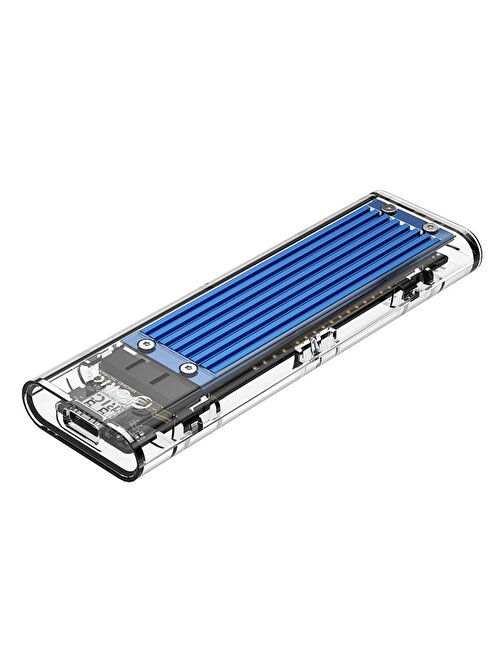 Orico Gen2 108x34x11.5mm USB 3.1 M.2 NVMe SSD HDD Kutusu Mavi