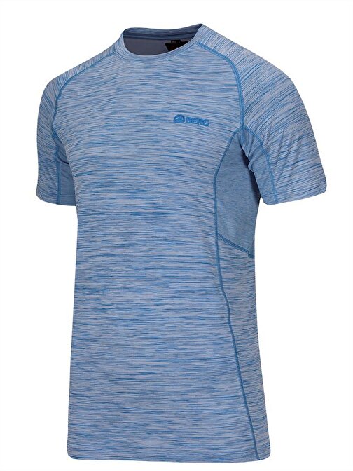 Berg Sangha Erkek T-Shirt-Mavi Çok Renkli S