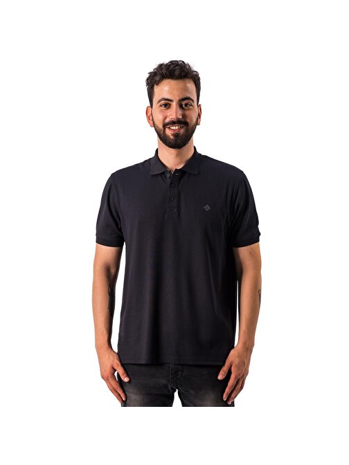 Freecamp Breeze Erkek Polo T-Shirt-Siyah Çok Renkli M