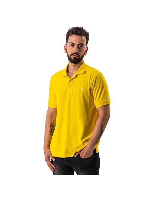 Freecamp Breeze Erkek Polo T-Shirt-Sarı Çok Renkli 3Xl