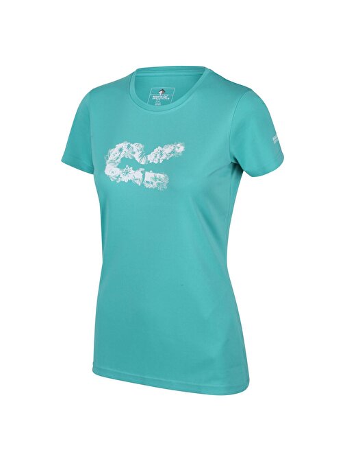 Regatta Fingal V Kadın T-Shirt-Turkuaz Çok Renkli 12