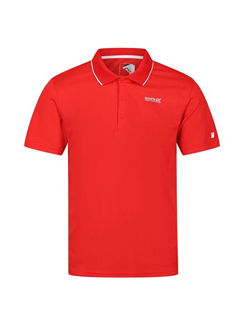 Regatta Maverik V Polo Yaka Erkek T-Shirt-Kırmızı Çok Renkli L