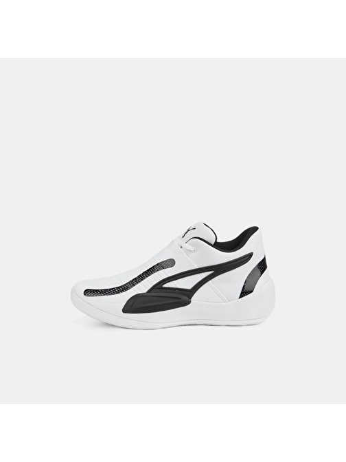 Puma Rise Nitro Beyaz - Siyah Günlük Giyim Ayakkabısı 42,5