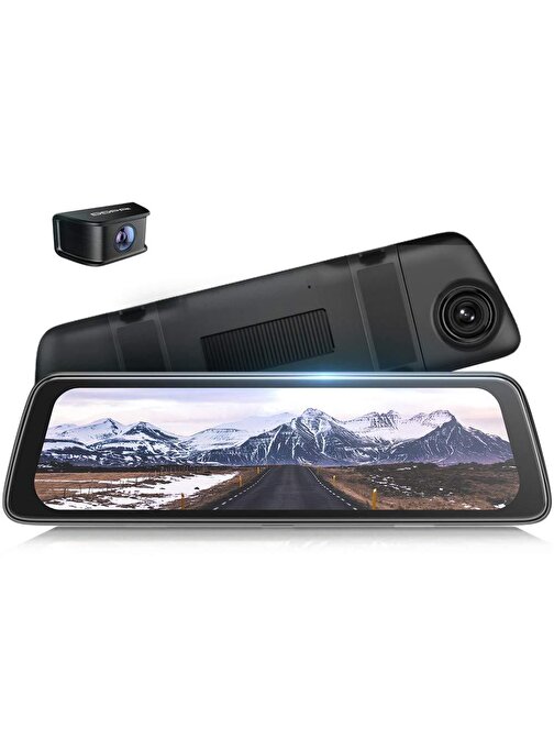 Ddpaı Mola E3 1440P Hd 10 İnç Dokunmatik Ekran Dikiz Aynası Akıllı Araç Kamerası