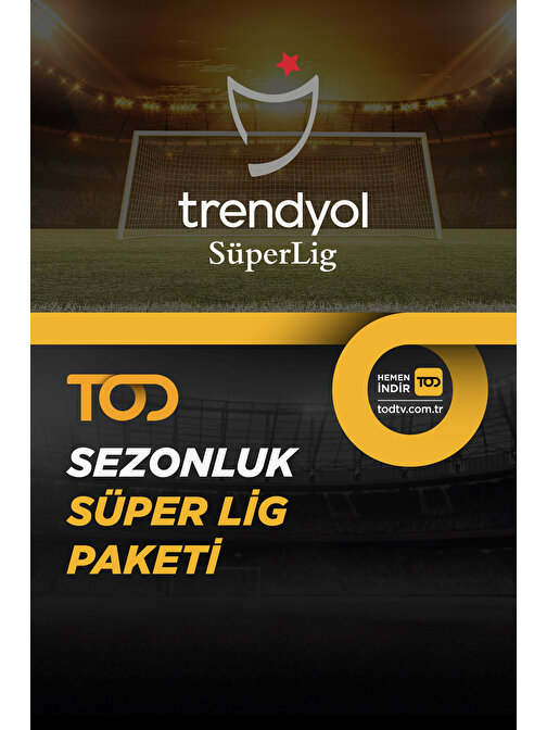 12 Aylık Süper Lig Paketi 3 Ekran (Web+Cep+Tablet)