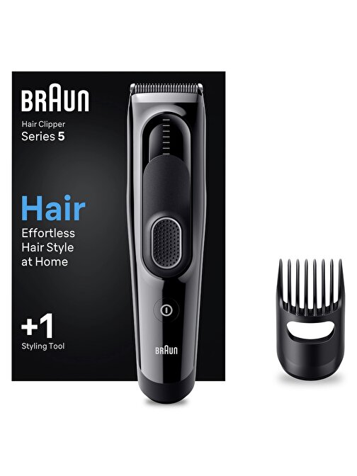 Braun Series 5 HC5310, Erkekler İçin 17 Uzunluk Ayarına Sahip Saç Kesme Makinesi