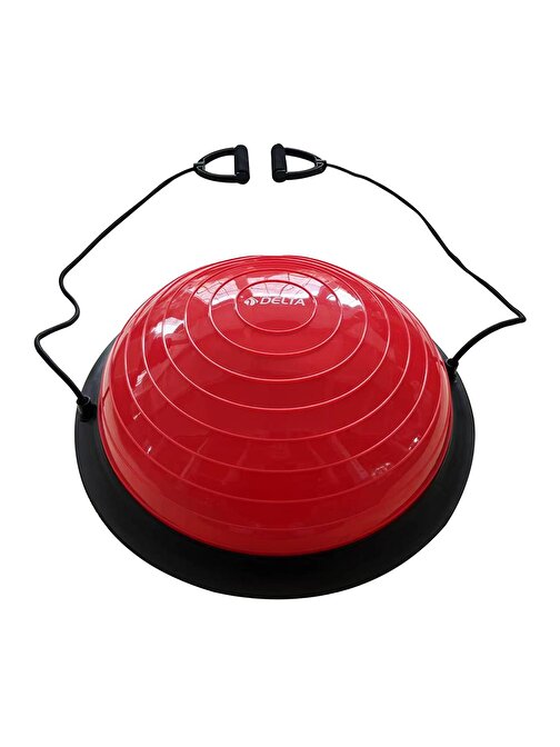 Delta Küçük Ebatlarda 45 Cm Çap Bosu Ball Bosu Topu Kırmızı Pilates Denge Aleti Balance Ball Pompalı